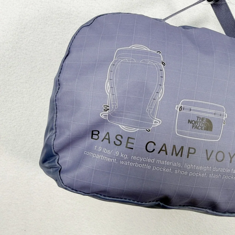 The North Face Base Camp Voyager Duffel 32L Twilight Galaxy Purple - New